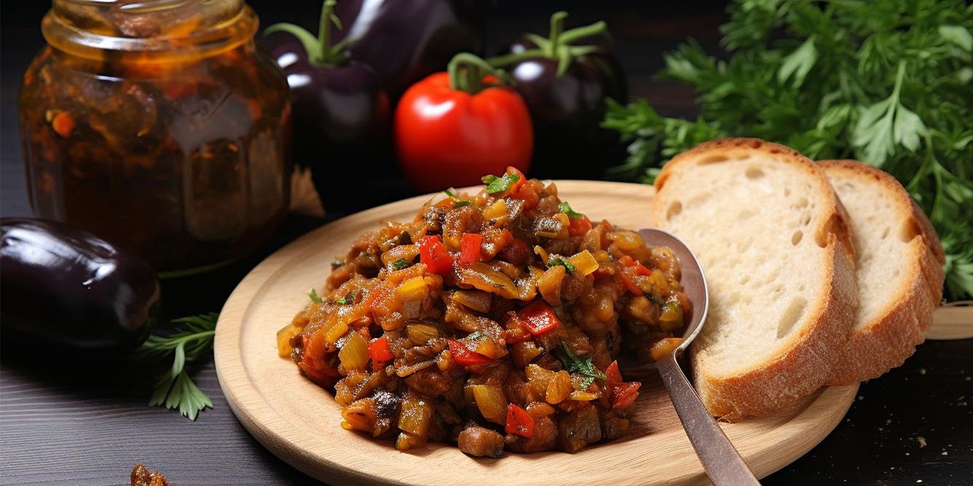 Sizilianische Caponata aus Auberginen