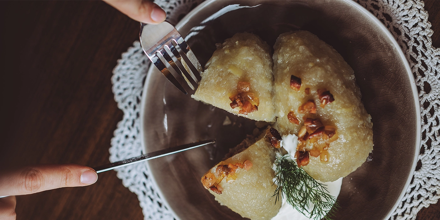 Hausgemachte Kartoffelknödel